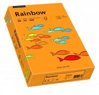 Papier kolorowy Rainbow a4 80g ciemno pomarańczowy