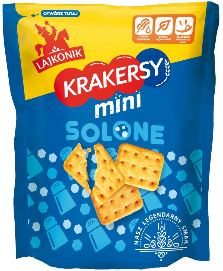 LAJKONIK MINI KRAKERSY SOLONE 100G
