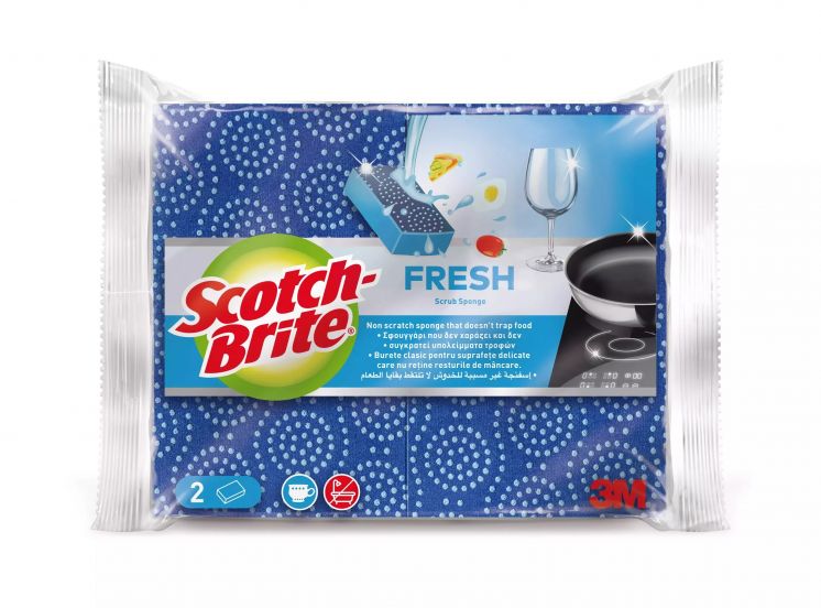 Zmywak kuchenny do każdej powierzchni Scotch-Brite FRESH SCRUB SPONGE /2/