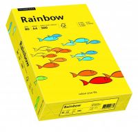 Papier kolorowy Rainbow a4 80g ciemno żółty