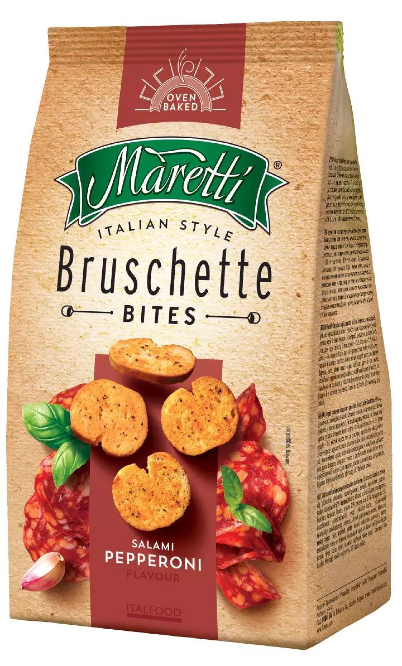 CHIPSY CHLEBOWE BRUSCHETTE MARETTI PEPPERONI 70G
