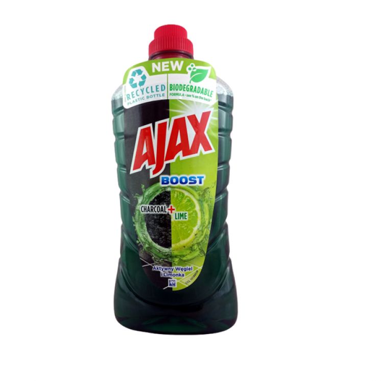 Ajax płyn uniwersalny Boost Charcoal+Lime 1L
