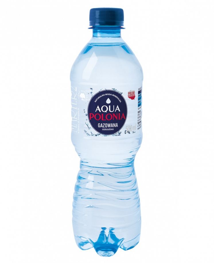 Woda AQUA POLONIA gazowana 0,5l /12/ BEZ KAUCJI