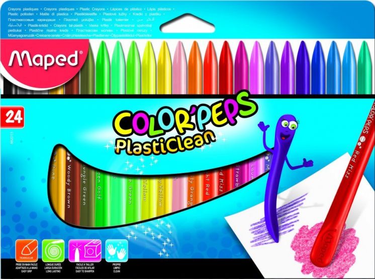 Kredki plastikowe Color&#039;peps 24 kolory