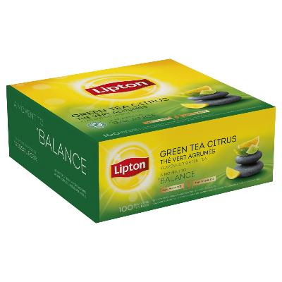 Herbata Lipton Green Tea Citrus 100 KOPERT