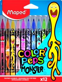 Flamastry COLORPEPS MONSTER 12 szt.  845400 Maped