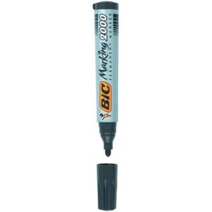 Marker permanentny BIC 2000 okrągła końcówka Czarny
