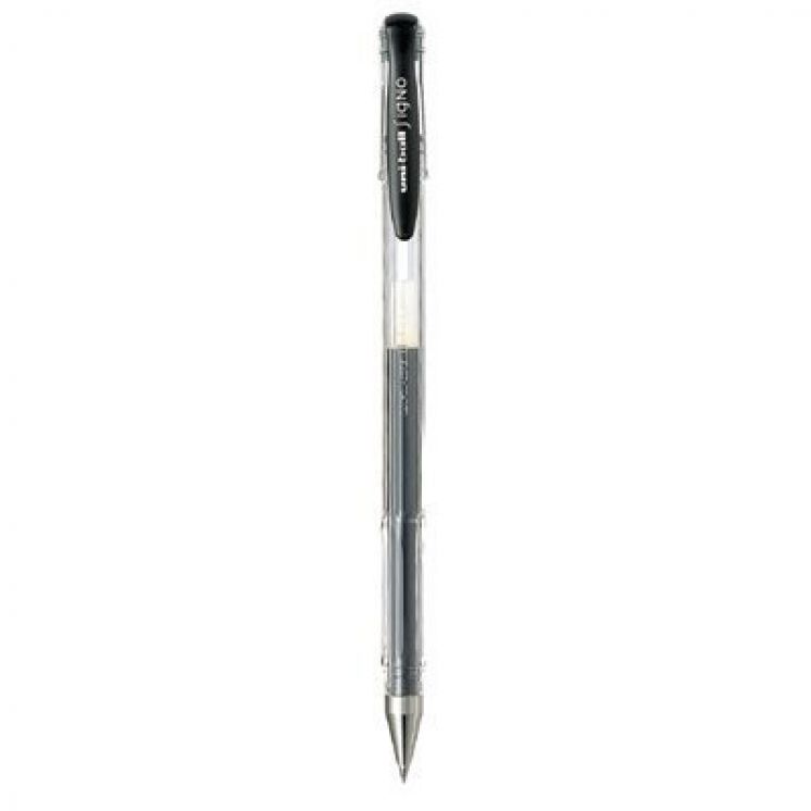 długopis żelowy UNI UM-100 niebieski