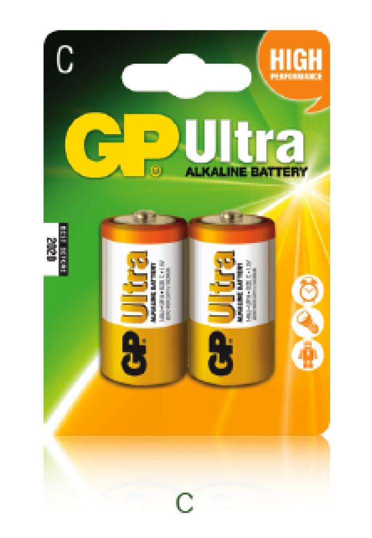 Bateria alkaliczna GP Ultra  C / LR14; 1.5V GPPCA14AU005