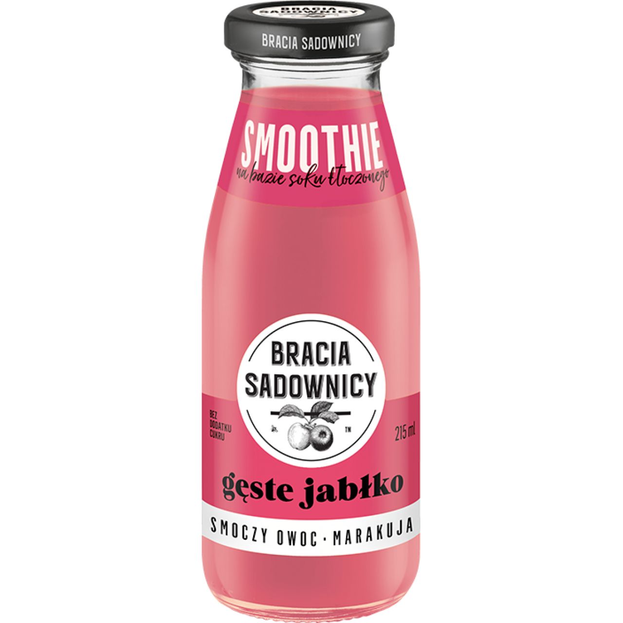 SOK SMOOTHIE GĘSTE JABŁKO SMOCZY OWOC MARAKUJA BRACIA SADOWNICY 215ML /8/