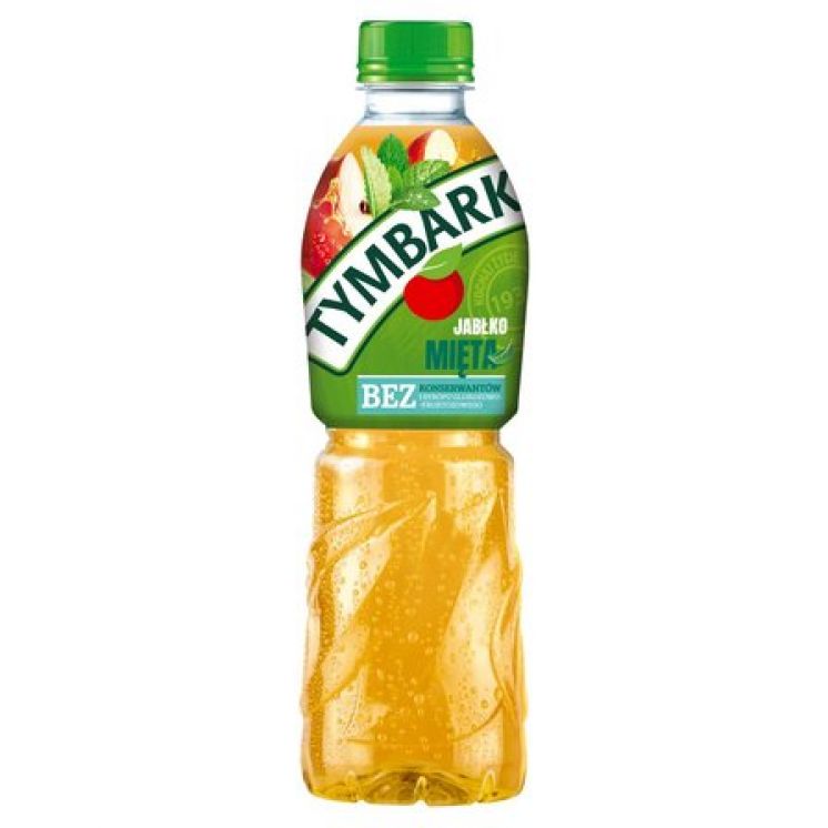 Nap&oacute;j Tymbark Jabłko mięta butelka pet 500ml kaucja /12/