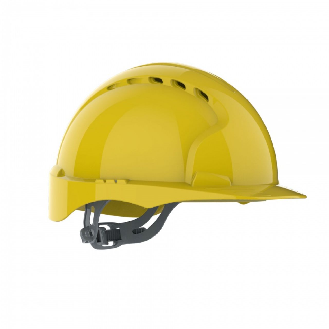 Kask ochronny EVO®2 pasek przesuwny wentylowany biały