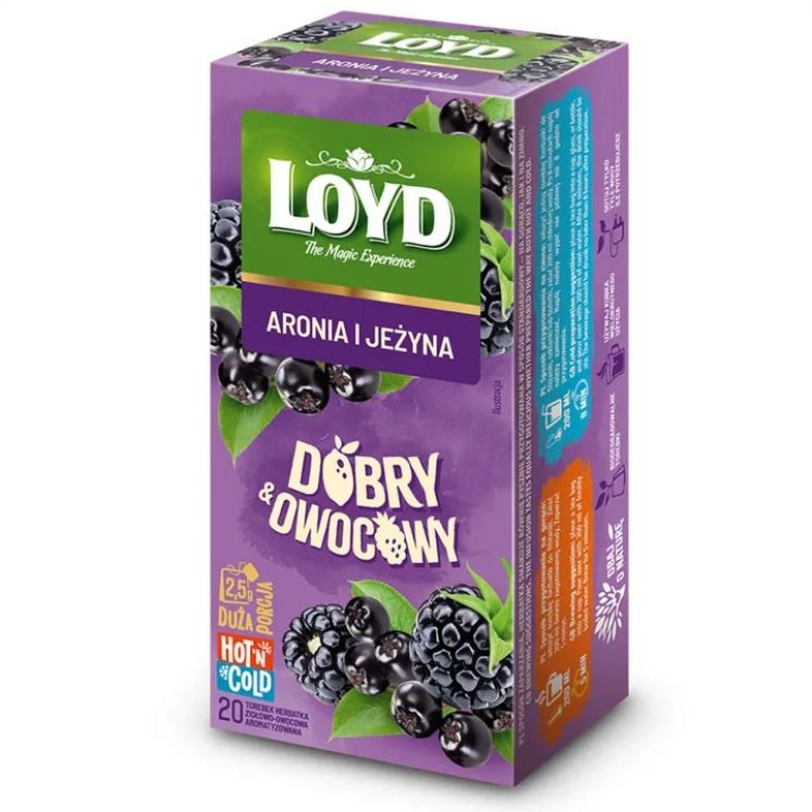 HERBATA LOYD OWOCOWA ARONIA JEŻYNA 20TB