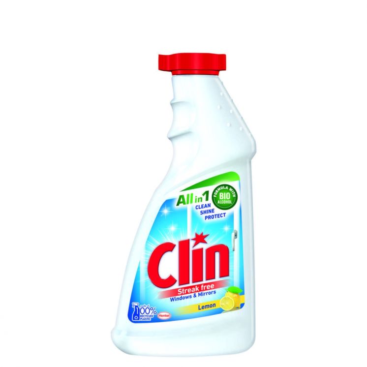 Płyn do szyb CLIN LEMON 500ML ZAPAS