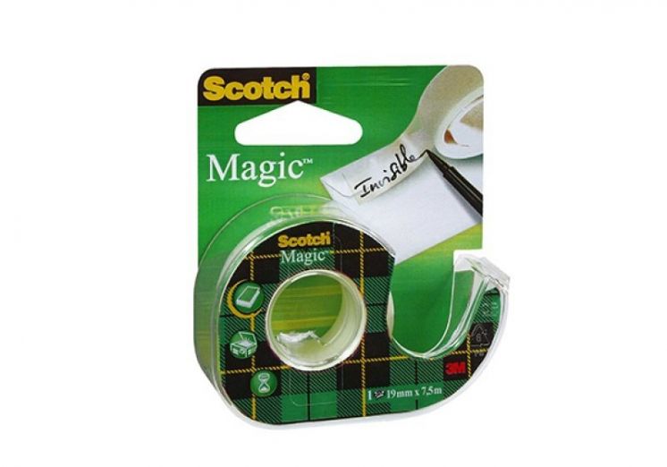 Taśma biurowa Scotch® Magic na podajniku 19mm x7,6m mleczna