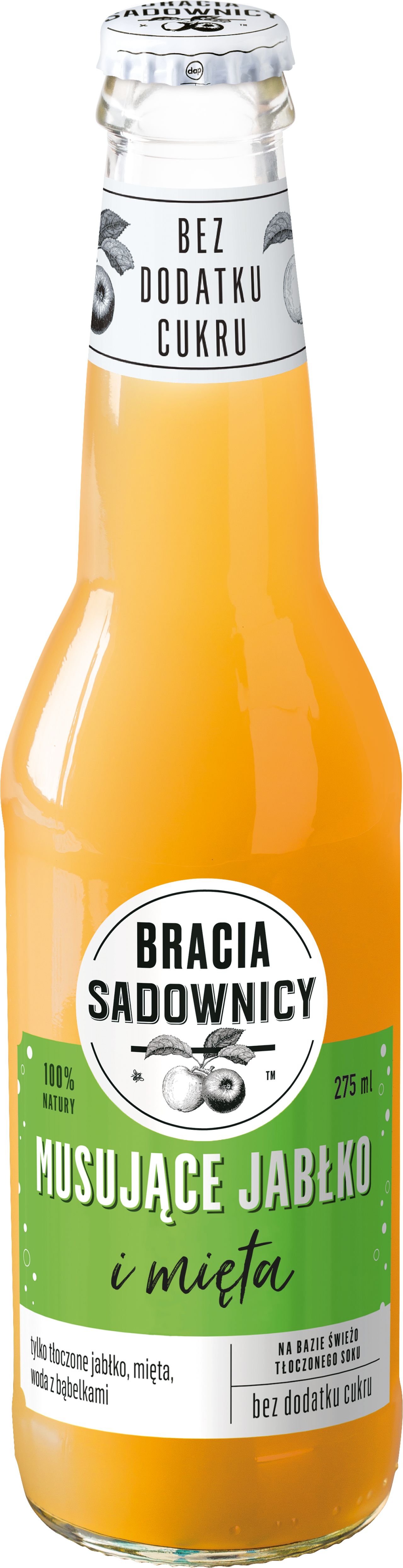 SOK MUSUJĄCE JABŁKO MIĘTA BRACIA SADOWNICY 275ML /12/
