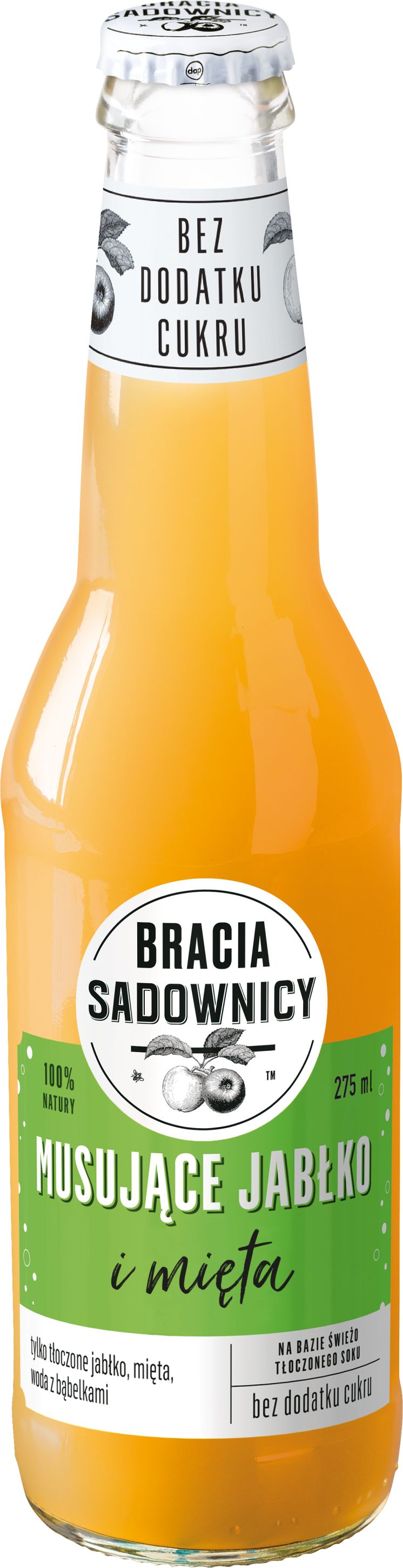 SOK MUSUJĄCE JABŁKO MIĘTA BRACIA SADOWNICY 275ML /12/
