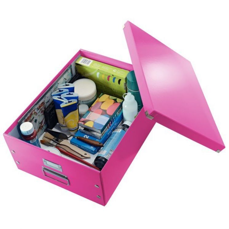 Pudełko Leitz Click &amp; Store, A3 Różowe