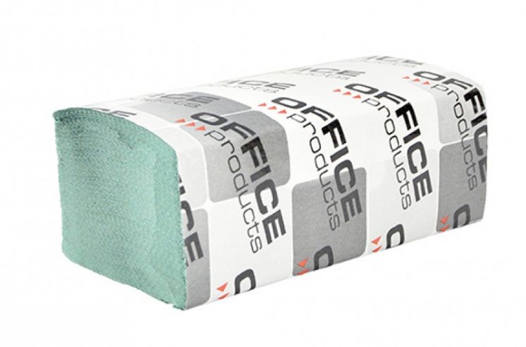 Ręcznik papierowy ZZ OFFICE PRODUCTS economy zielony 1 warstwa /4000/