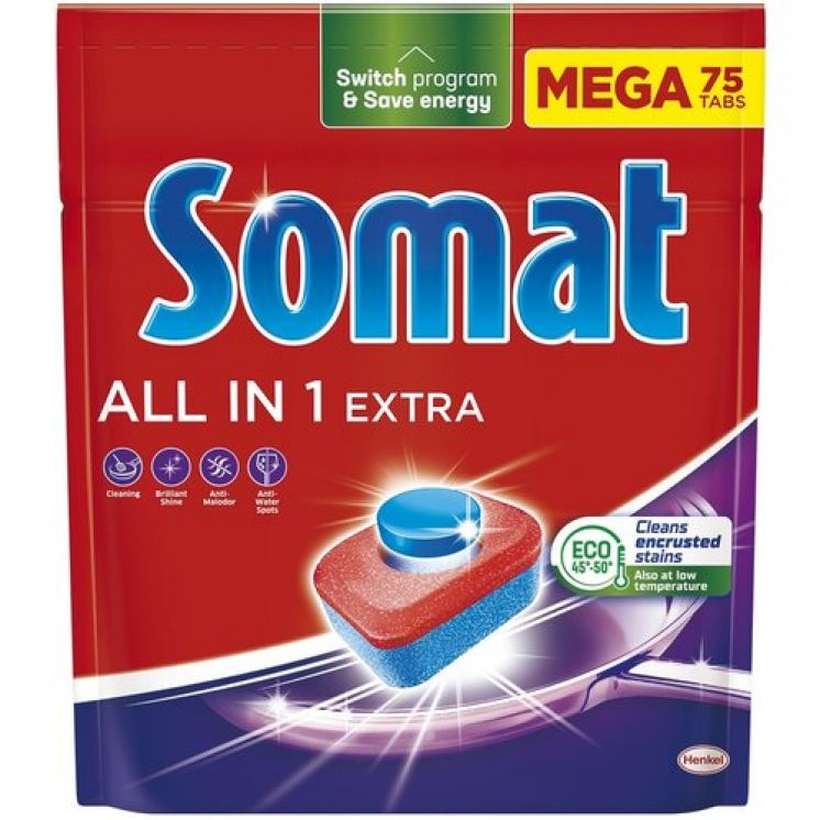 Tabletki do zmywarki SOMAT All in one Extra /75/