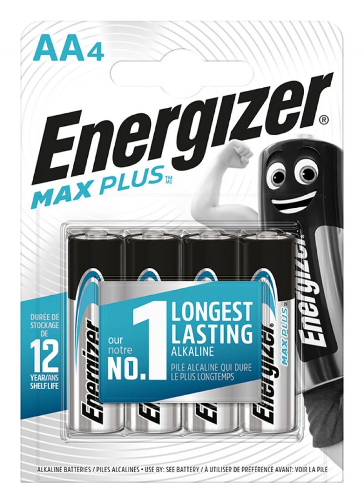 Baterie alkaiczne ENERGIZER MAX PLUS AA LR6 /4/