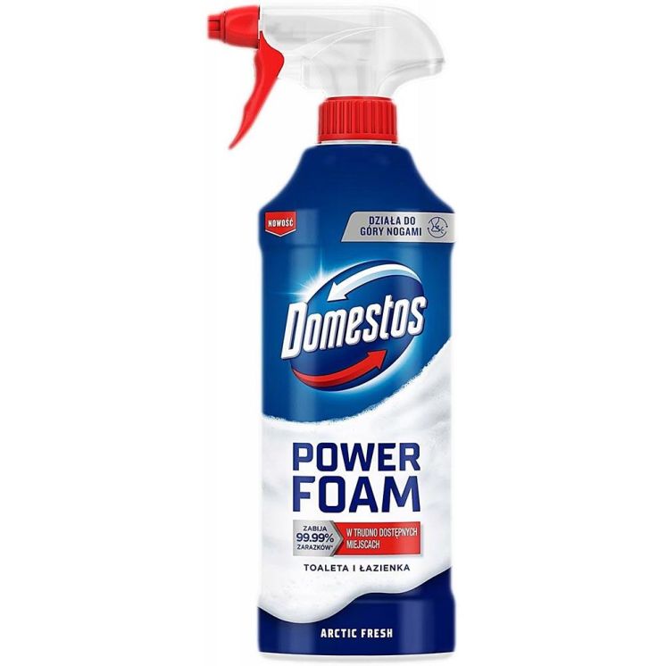 Aktywna piana do czyszczenia łazienki DOMESTOS 435ml SPRAY ARCTIC FRESH