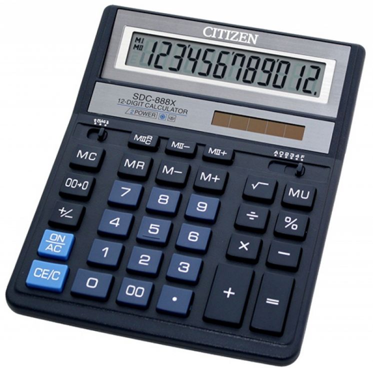 Kalkulator biurowy CITIZEN SDC-888XBL