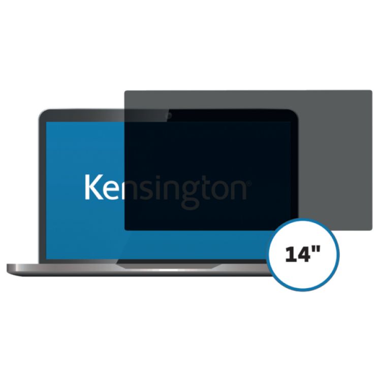 Kensington privacy filter 2 way removable 35.6cm 14&quot; Wide 16:9 626462