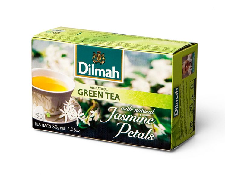 Herbata DILMAH PURE GREEN TEA&amp;JASMINE 20TB