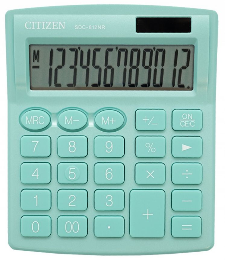 Kalkulator biurowy CITIZEN SDC-812NRGRE