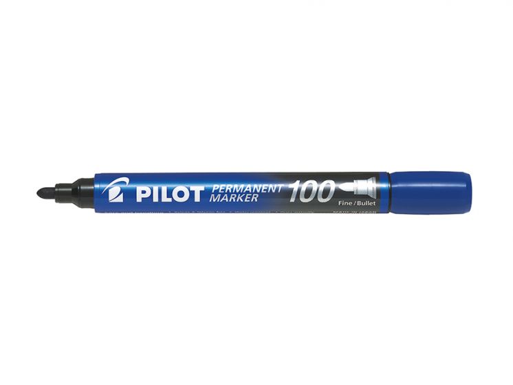 Marker Permanentny SCA-100 Niebieski Pilot