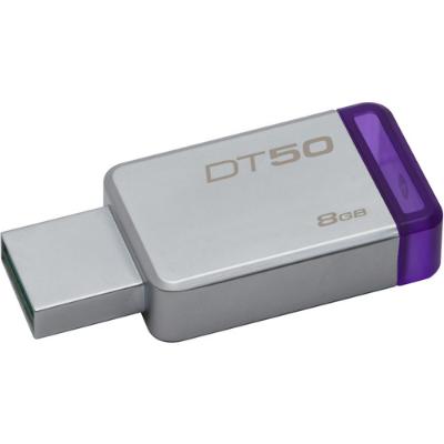 PAMIĘĆ KINGSTON DATATRAVELER DT50 METAL USB 3.0 8GB FIOLET