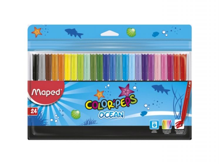 Flamastry maped COLORPEPS OCEAN 24 szt ETUI