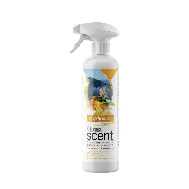 ODŚWIEŻACZ POWIETRZA CLINEX SCENT EGEJSKI OWOC 500ML