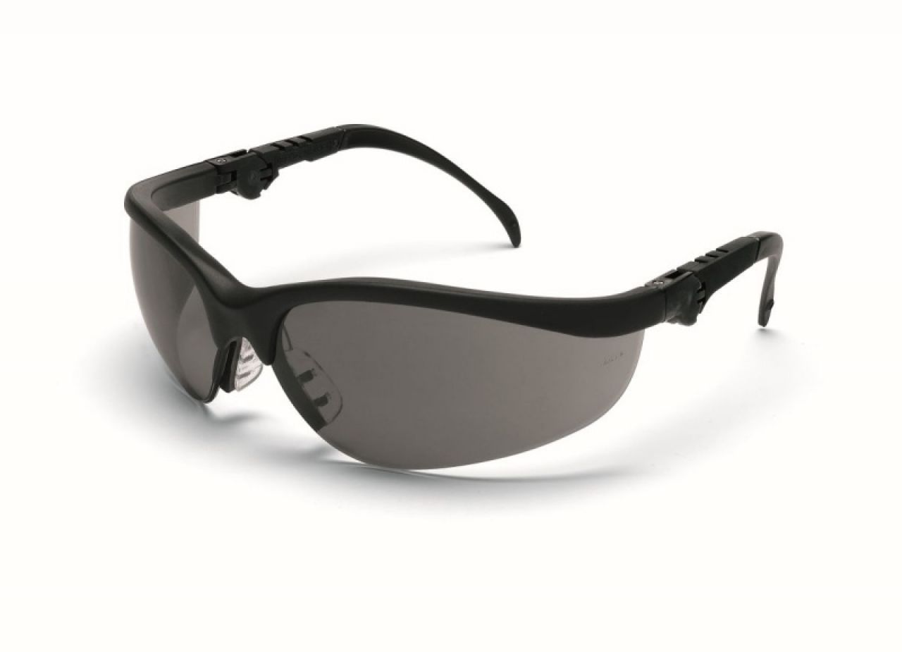 Okulary ochronne MCR Klondike Plus szare soczewki czarne oprawki