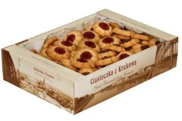 CIASTKA Z KRAKOWA KWIATUSZKI Z NADZIENIEM PORZECZKOWYM 800G