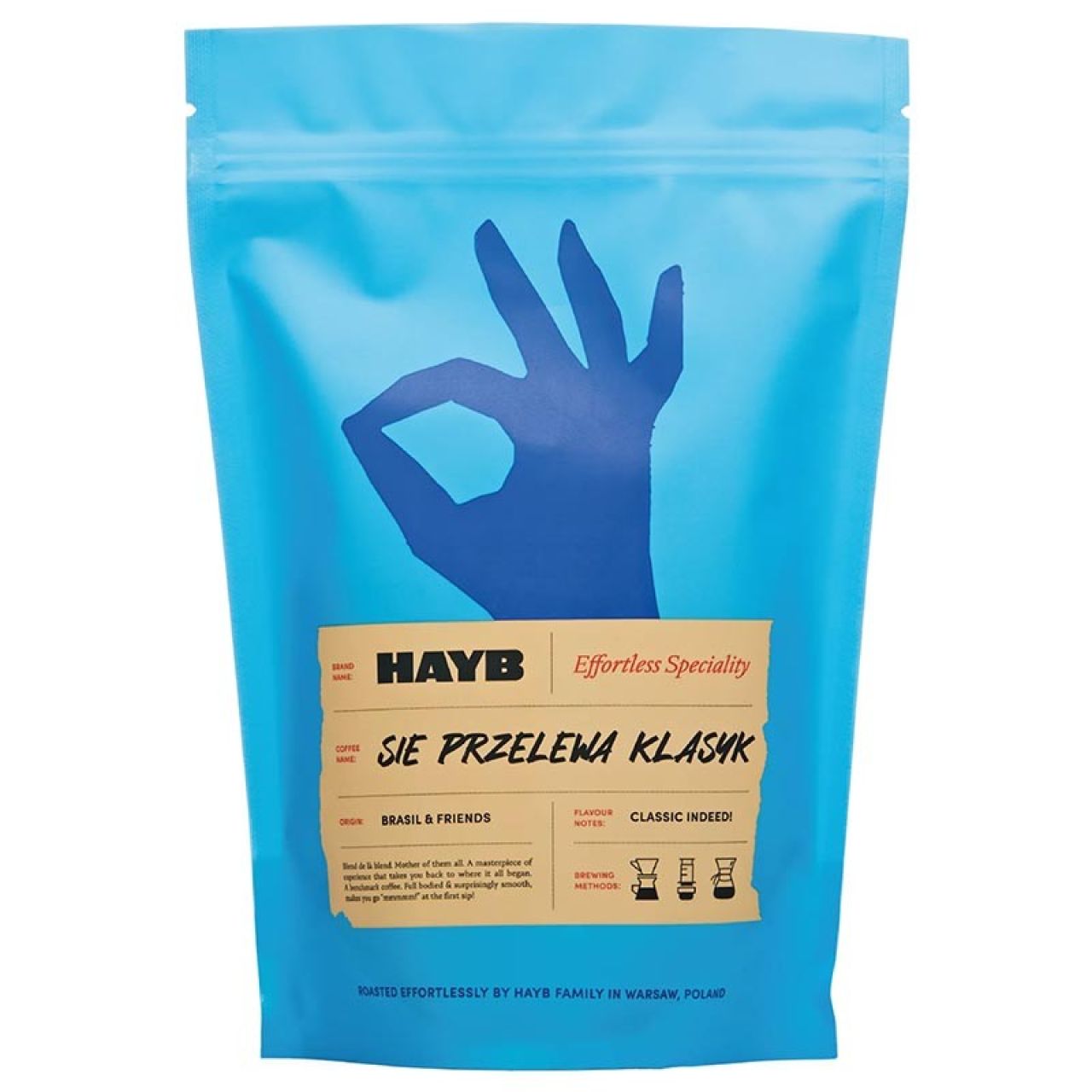 HAYB SIE PRZELEWA KLASYK KAWA ZIARNISTA 1KG