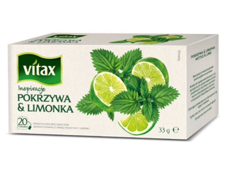 HERBATA VITAX INSPIRATIONS POKRZYWA LIMONKA 20TB