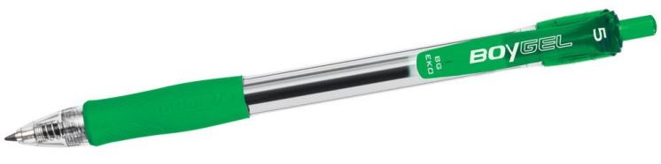 długopis żelowy RYSTOR BOY-GEL zielony