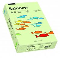 Papier kolorowy Rainbow a4 80g blado zielony