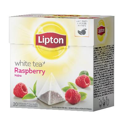 Herbata Lipton PIRAMIDKI white TEA raspberry 20TB