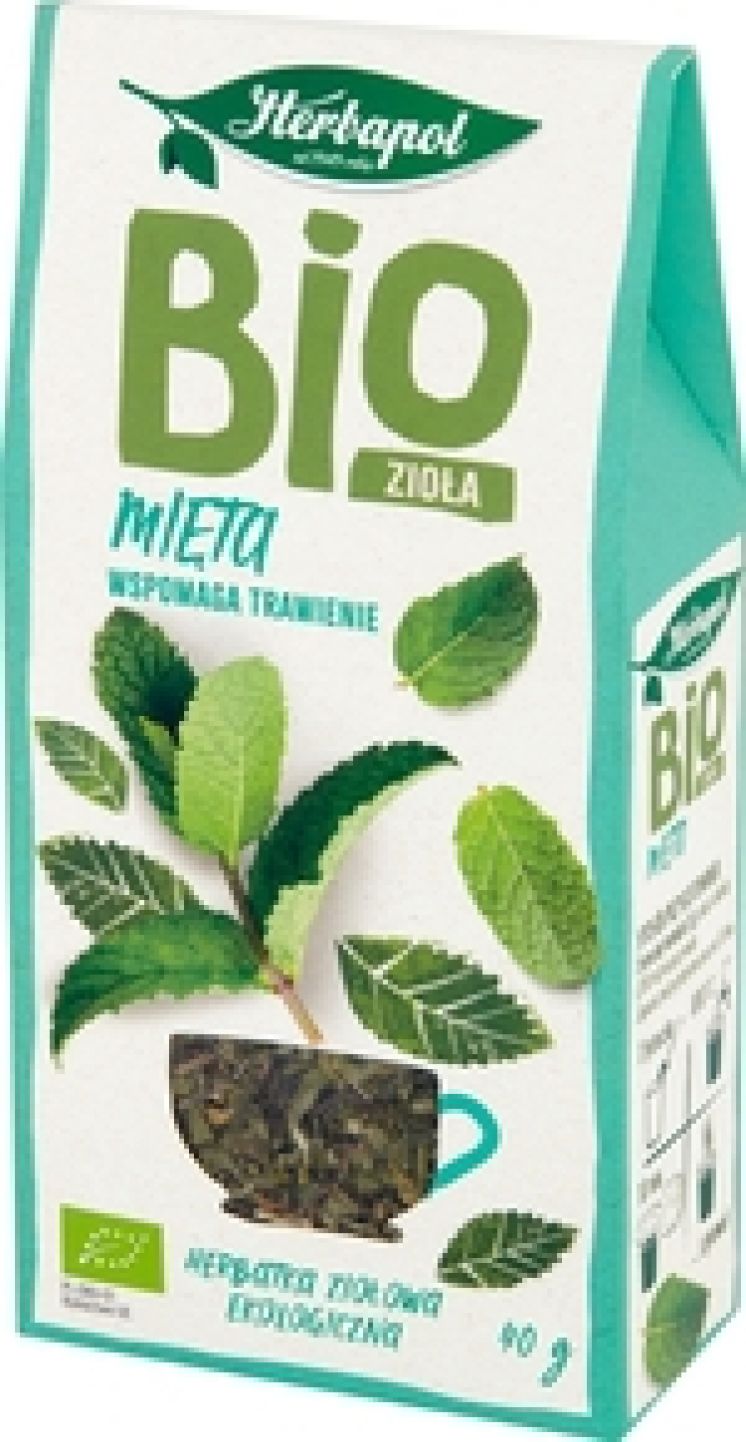 HERBAPOL HERBATA ZIOŁOWA BIO MIĘTA 30G