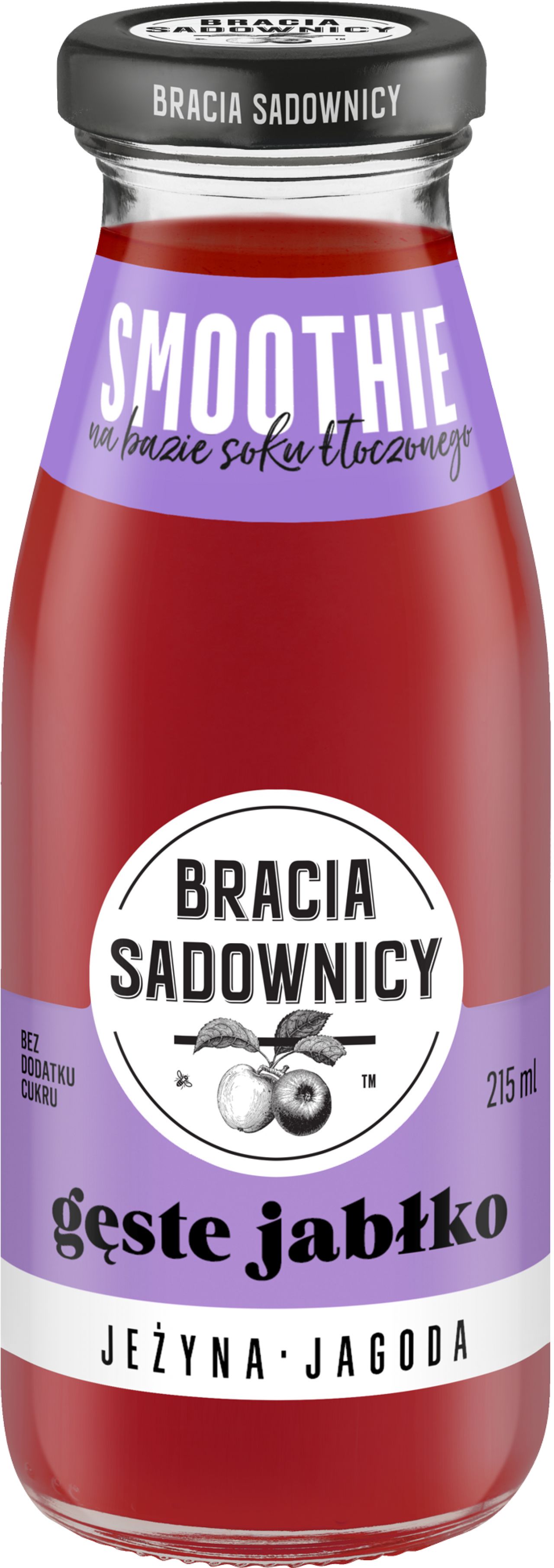 SOK SMOOTHIE GĘSTE JABŁKO JEŻYNA JAGODA BRACIA SADOWNICY 215ML /8/
