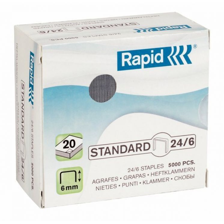 Zszywki RAPID Standard 24/6 /5000/