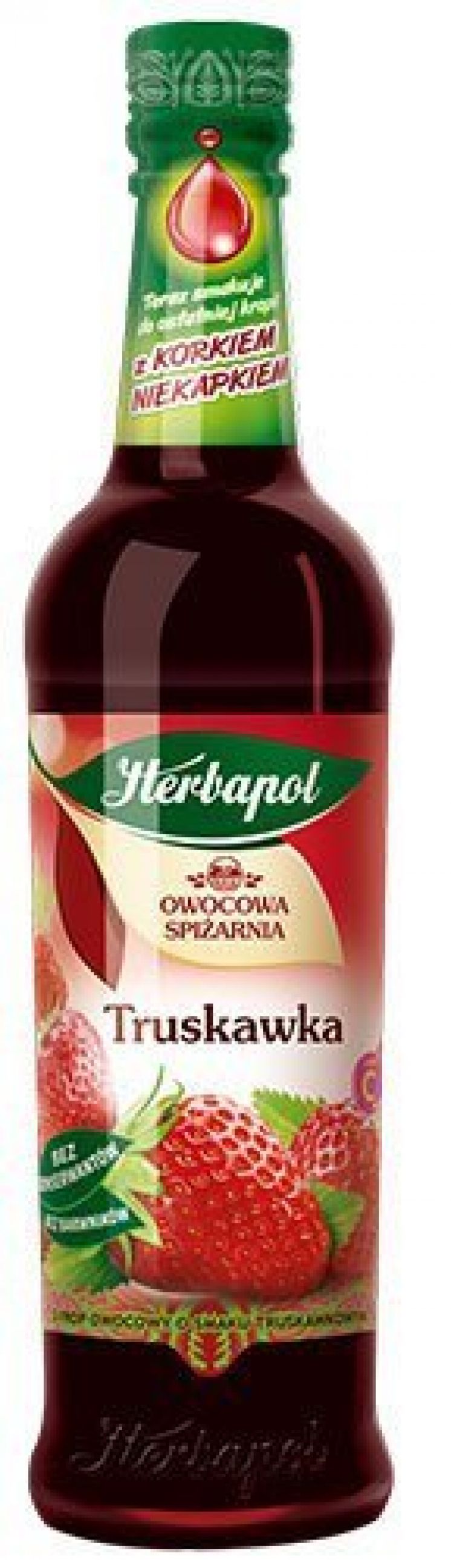 Herbapol Owocowa Spiżarnia Syrop Truskawka 420ml