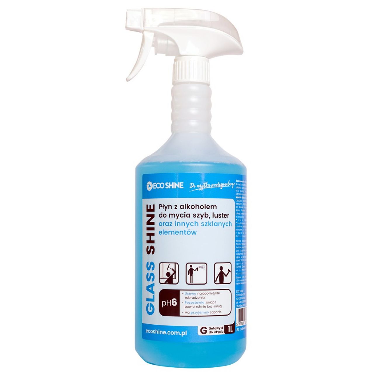 PŁYN DO SZYB LUSTER ECO SHINE GLASS 1L