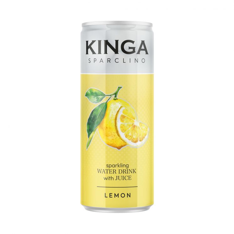NAP&Oacute;J GAZOWANY KINGA SPARCLINO LEMON 250ML /12/