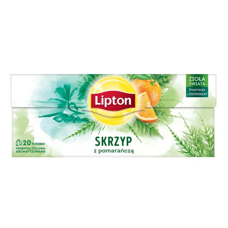 HERBATA LIPTON ZIOŁOWA SKRZYP Z POMARAŃCZĄ 20TB