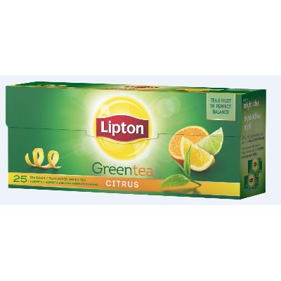 Herbata LIPTON GREEN TEA CITRUS 25TB